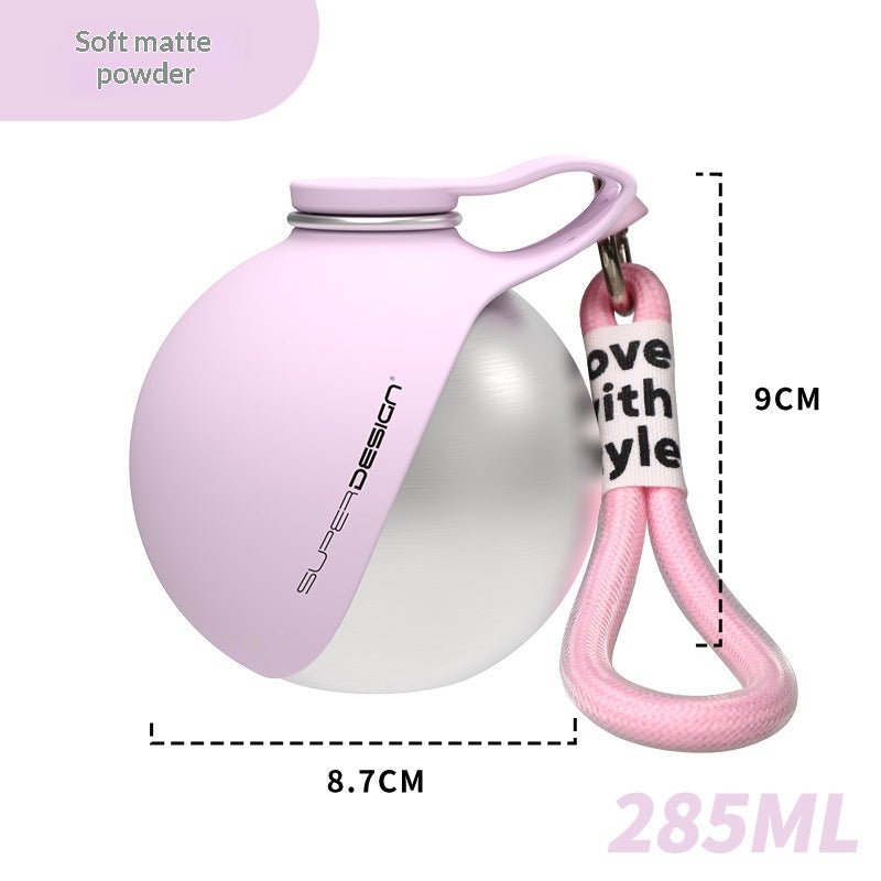 Creative Portable Outdoor Pet Stainless Steel Water Cup Small Dog Water Bottle Convenient Dog Drink Dispenser Puppy Travel Portable Water Bowl Pet Products - Glemish Aura