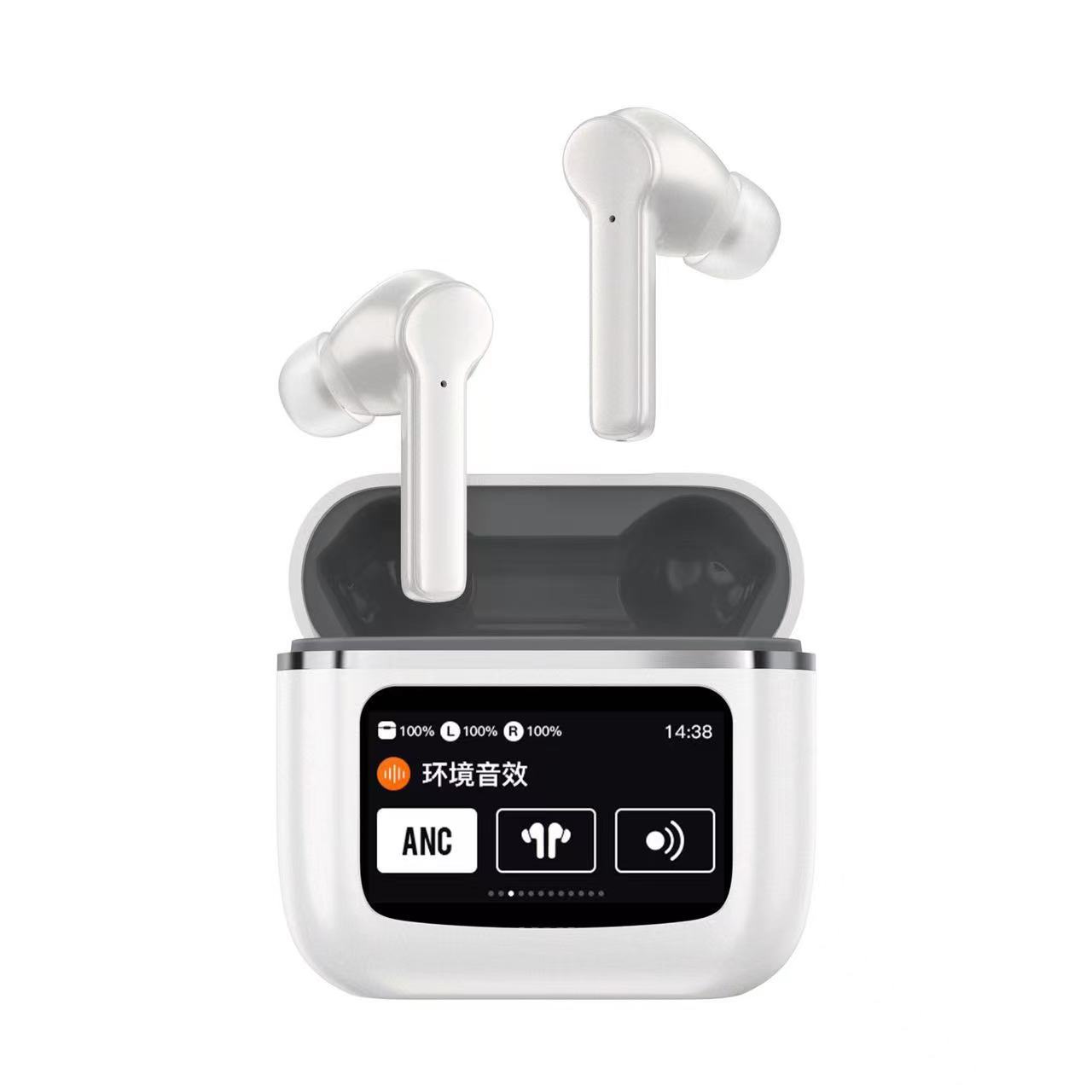 Touch Screen Wireless Noise Reduction In - ear Sports Game Bluetooth Headset - Glemish Aura