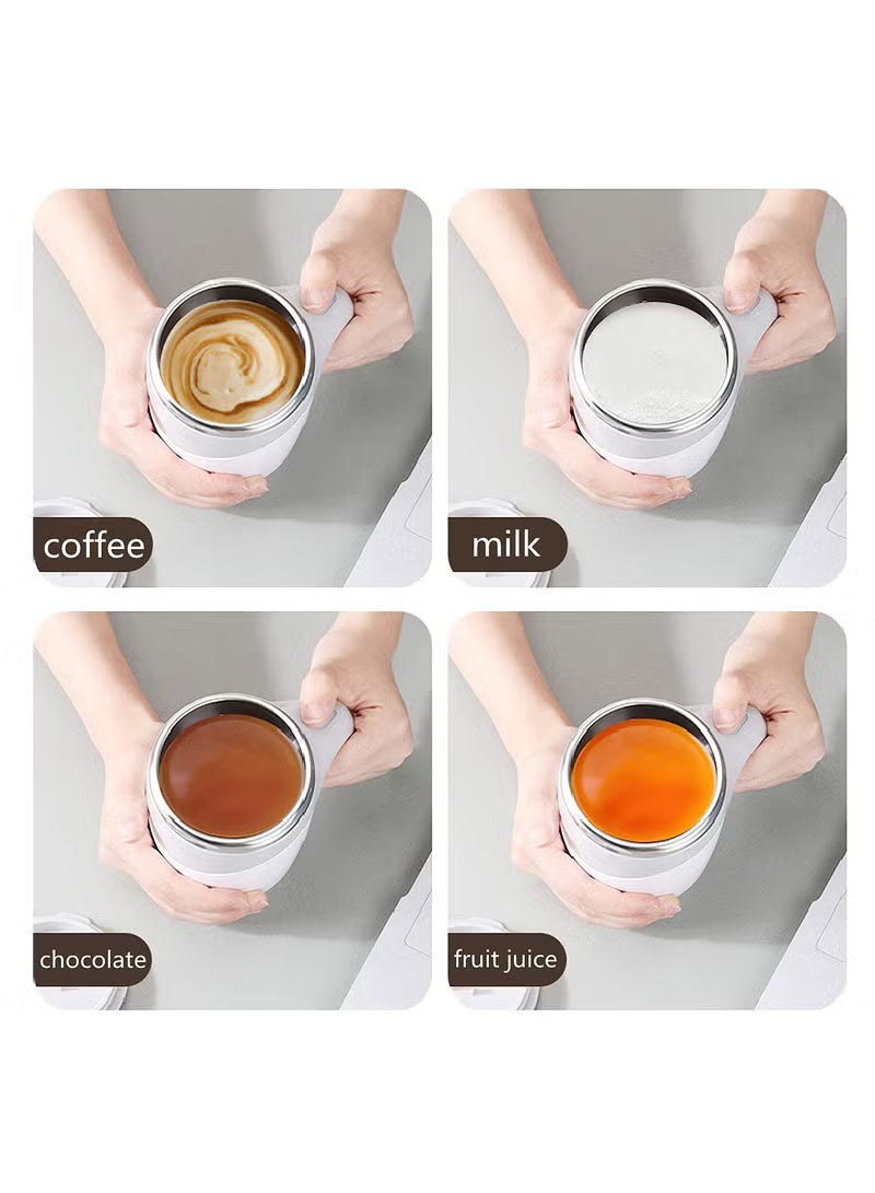 380mL Self Stirring Mug with Lid
