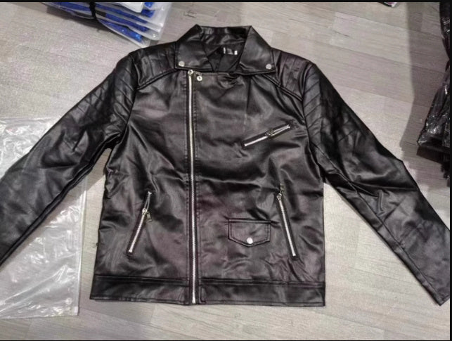 Black Perfecto Leather Jacket For Men