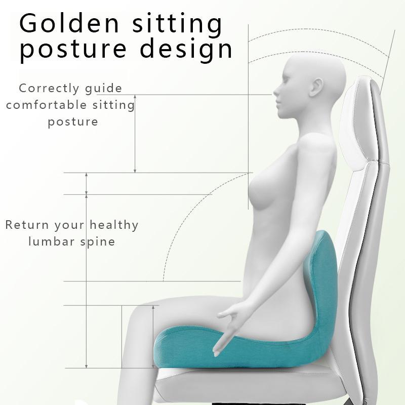 Seat Cushion Is A Comfortable Choice For Long-term Sitting, Improving Work Efficiency, Thickened Sweatshirt Fabric, Soft Cotton Core And No Shrinkage