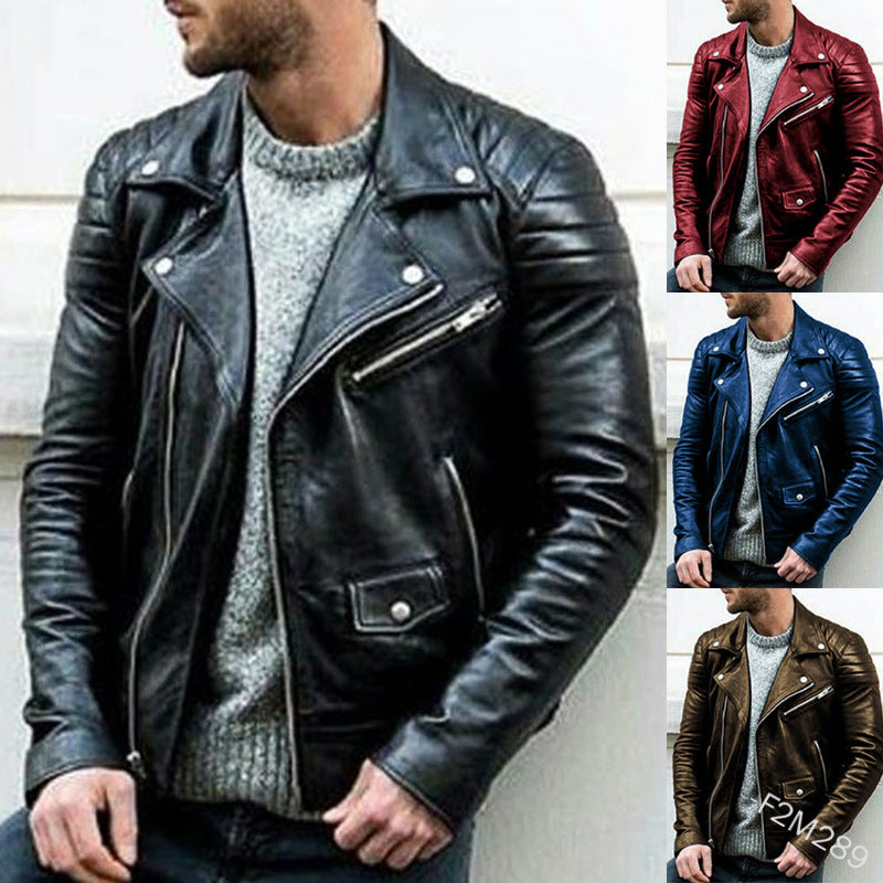Black Perfecto Leather Jacket For Men