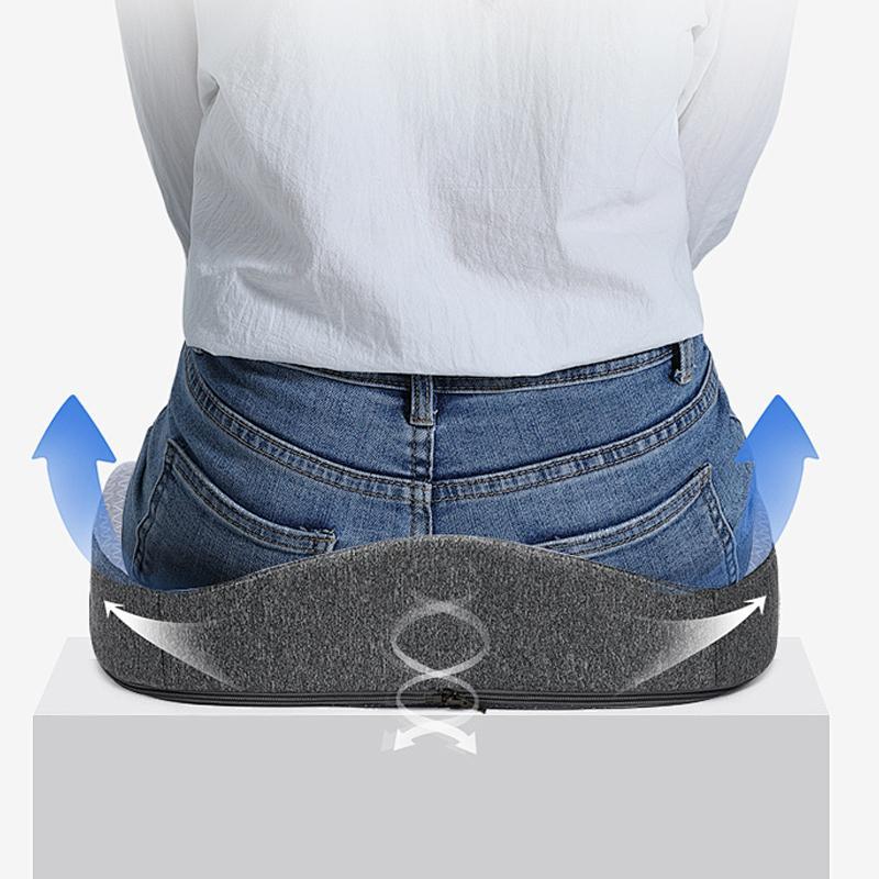 Seat Cushion Is A Comfortable Choice For Long-term Sitting, Improving Work Efficiency, Thickened Sweatshirt Fabric, Soft Cotton Core And No Shrinkage