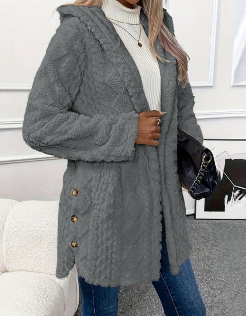 Button Long Sleeve Casual Jacket