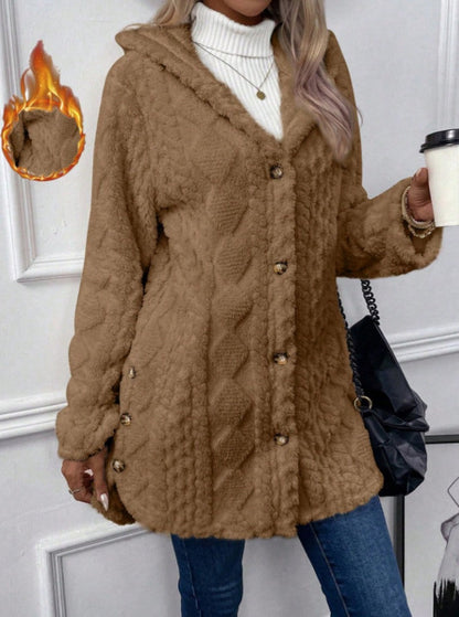 Button Long Sleeve Casual Jacket