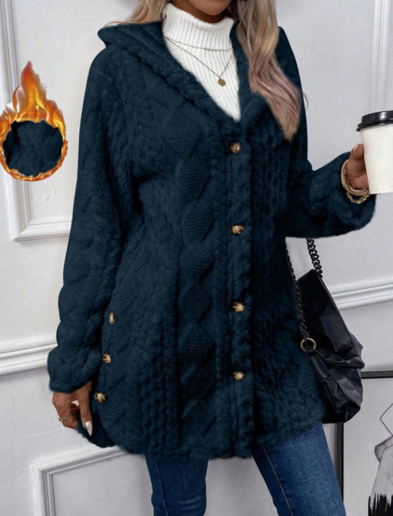 Button Long Sleeve Casual Jacket