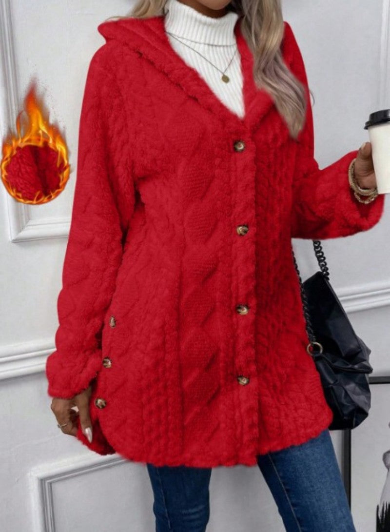 Button Long Sleeve Casual Jacket