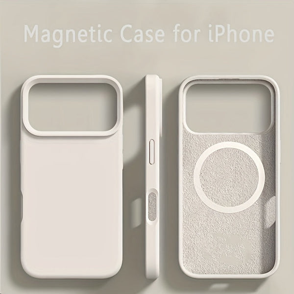 Premium Magnetic Phone Cover Compatible with for iphone 17/for Iphone 17 Air/for Iphone 17 Pro/for Iphone 17 Promax, Enables Wireless Charging, Sleek Solid Color Protective Case for All Genders, Phone Case, Case