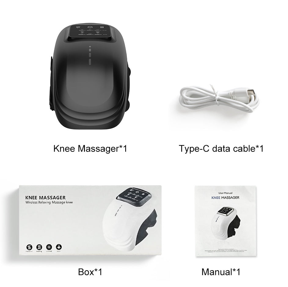 Intelligent Home Use Electric Intelligent Kneading Heating Knee Massager Rechargeable Pain Relief Infrared Laser Vibration Knee Massager