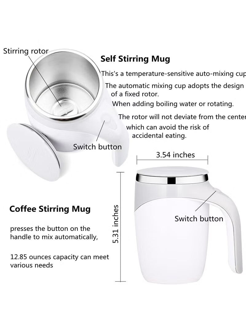 380mL Self Stirring Mug with Lid