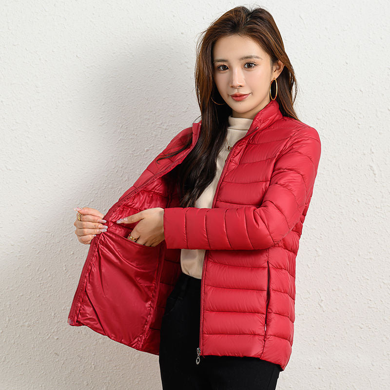 Lightweight Slim-fit Figure-flattering Korean-style Ultra-light Down Puffer Jacket