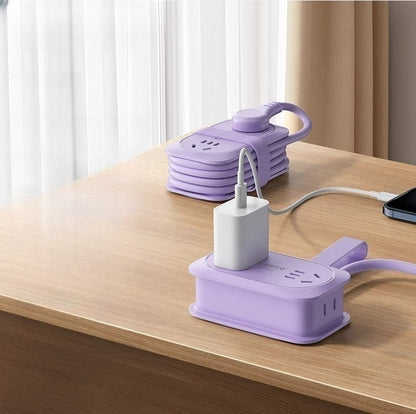 Portable Pocket Power Strip Multi-plug Converter
