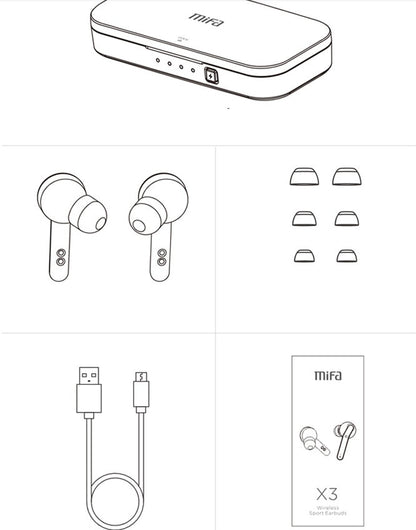 TWS wireless headset Bluetooth 5.0 headset