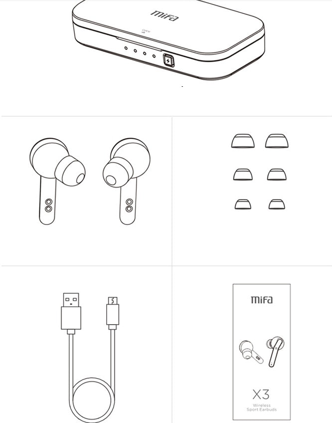 TWS wireless headset Bluetooth 5.0 headset