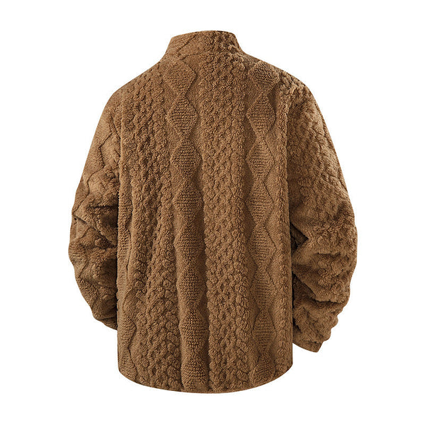 Fleece Padded Men's Warm Jacket