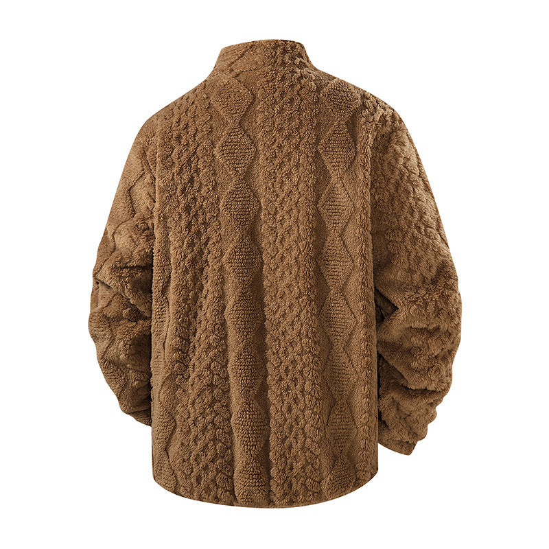 Fleece Padded Men's Warm Jacket