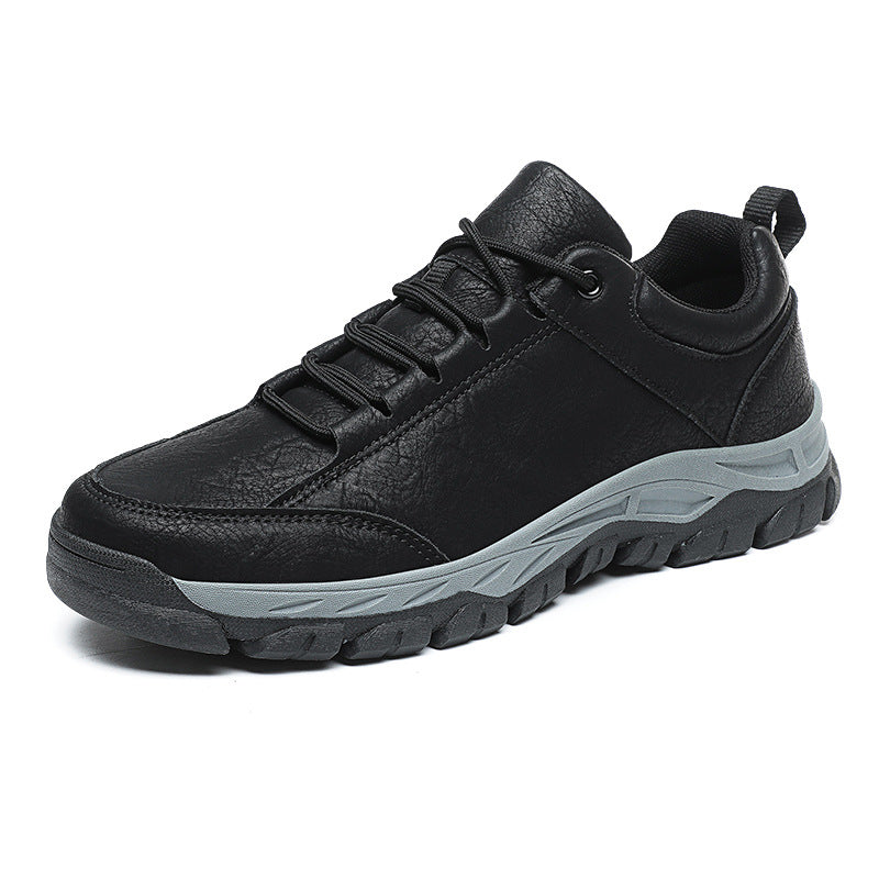 Fashion Plus Size Casual Men's Leather Hiking Shoes