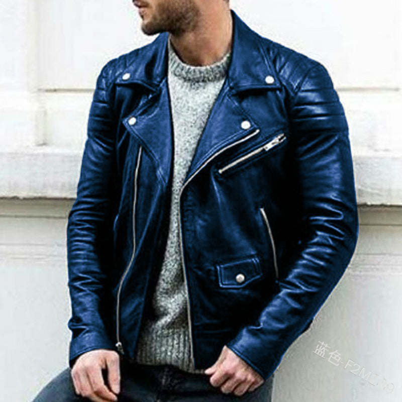 Black Perfecto Leather Jacket For Men