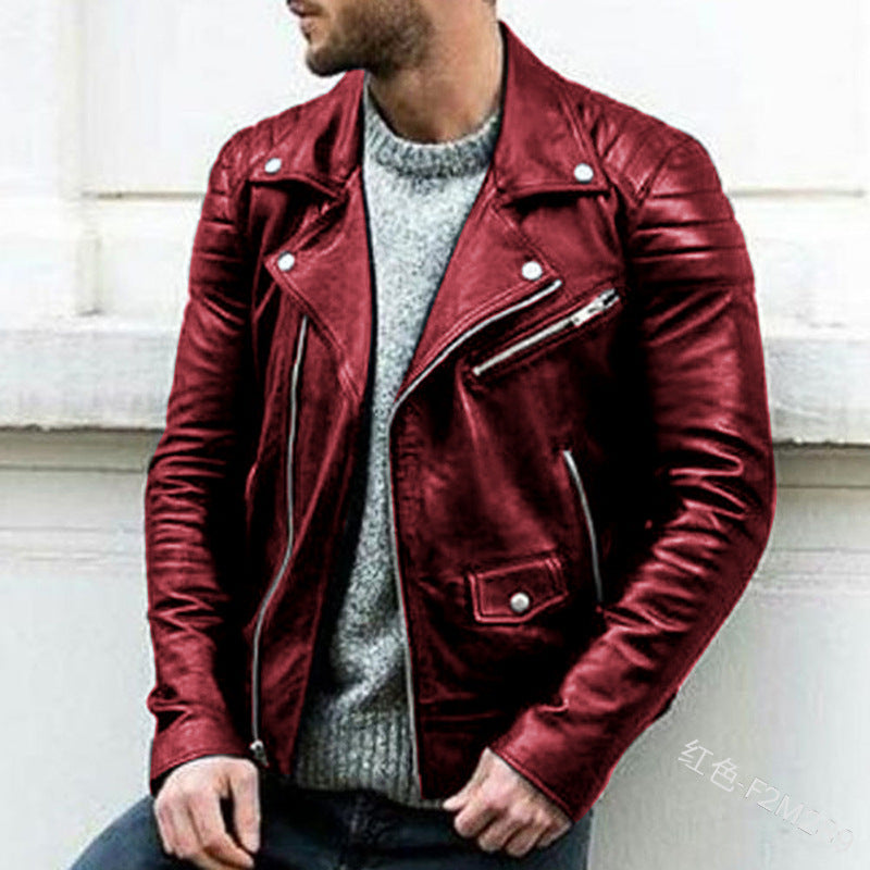 Black Perfecto Leather Jacket For Men