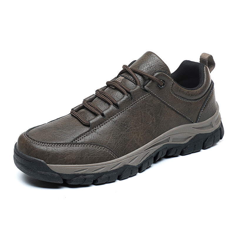Fashion Plus Size Casual Men's Leather Hiking Shoes