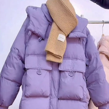 Down Cotton-padded Jacket For Women Winter Korean Style