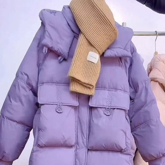 Down Cotton-padded Jacket For Women Winter Korean Style