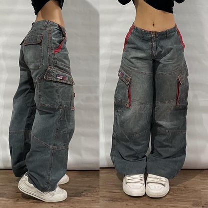 Spring Men's Straight Low Waist Jeans