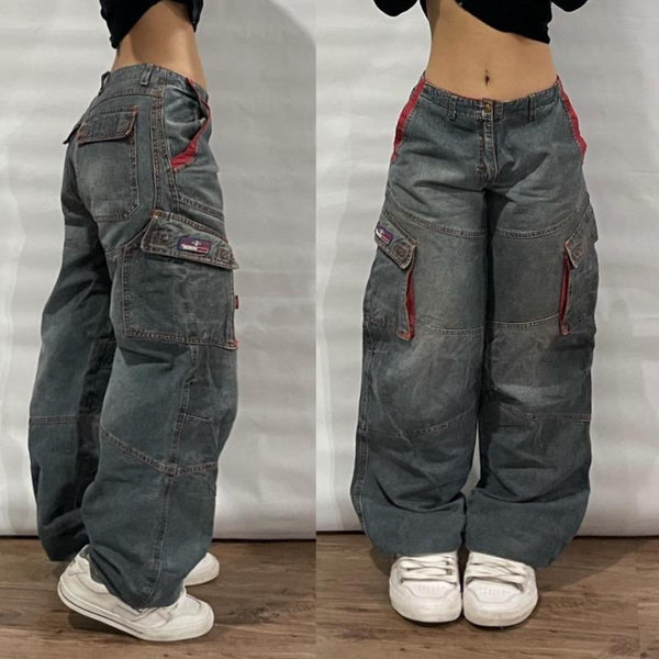 Spring Men's Straight Low Waist Jeans