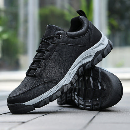 Fashion Plus Size Casual Men's Leather Hiking Shoes