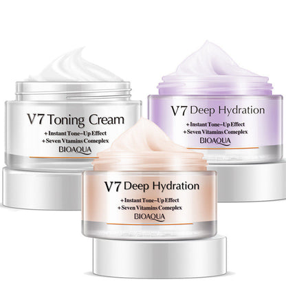 BIOAQUA V7 - Face cream brightens complexion lazy cream