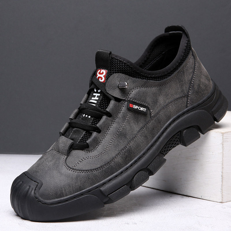 Sports Casual Leather Shoes Men's Hiking