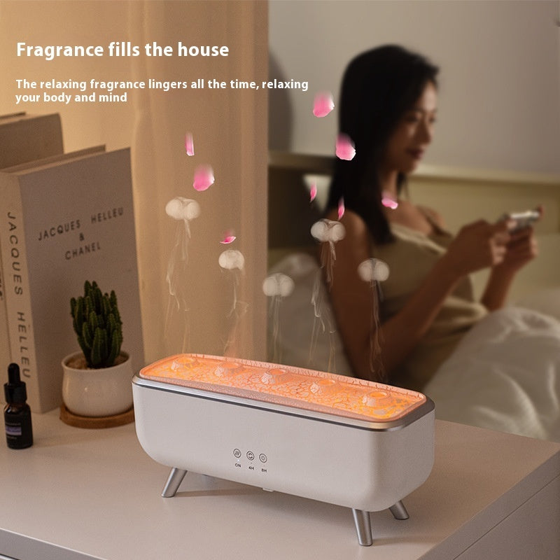 Creative Jellyfish Smoke Ring Ultrasonic Spray Dynamic Sound Pickup Humidifier