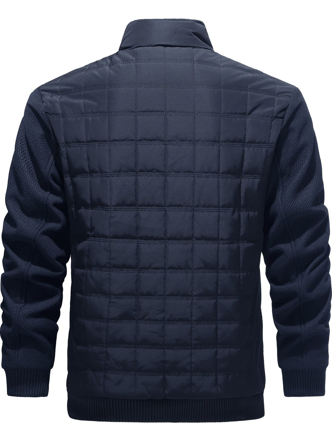 [Men's Heavy-Duty Winter Jacket] Men's Heavy-Duty Winter Jacket - Thermal Insulated Cold Weather Coat with Zipper Closure, Stand Collar - Black Formal & Casual Outerwear for Everyday Special Occasions - Non-Stretch Fabric Construction, Winter Coats, Cold