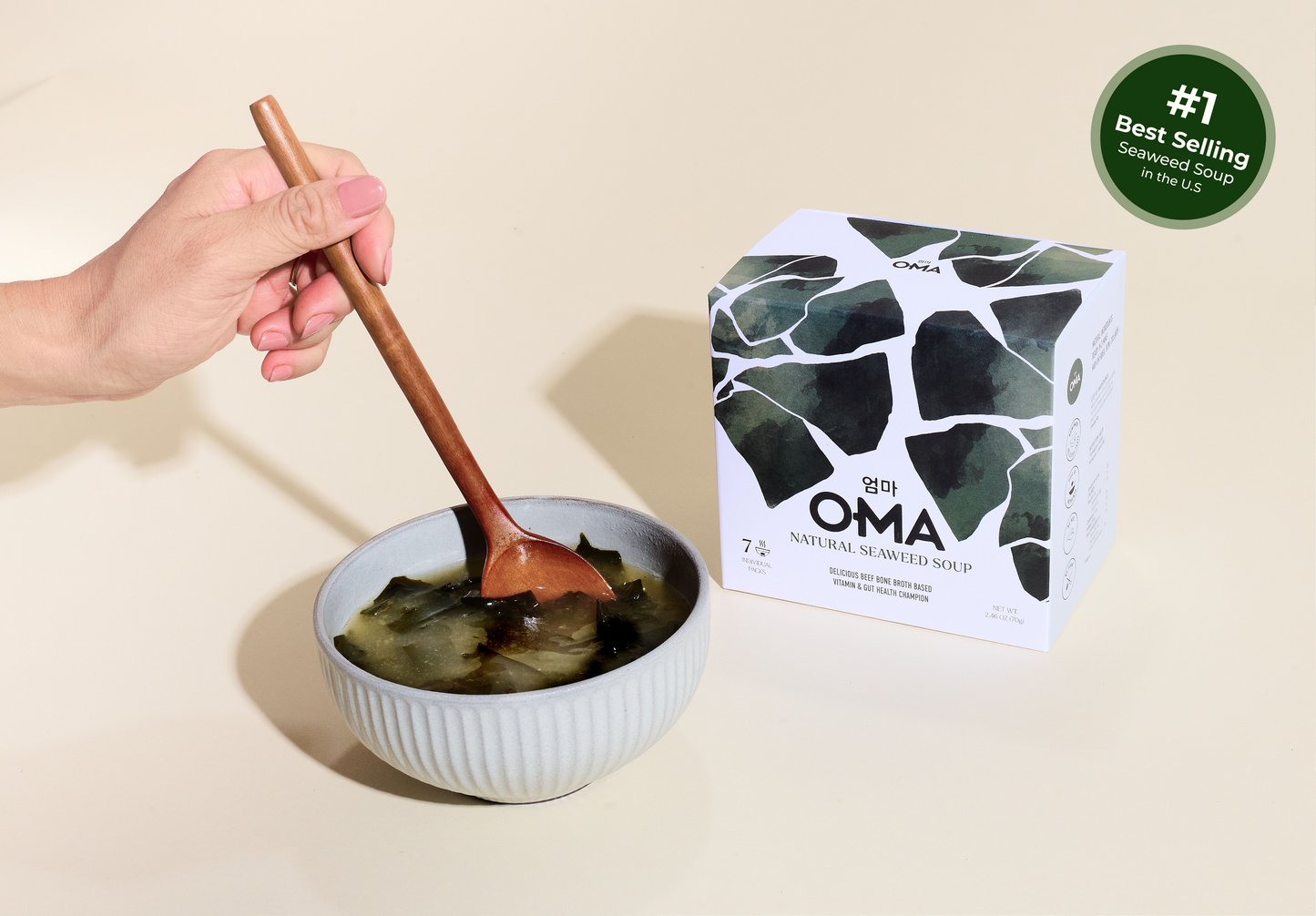 Nourishing Seaweed Soup Beef Bone Broth Based