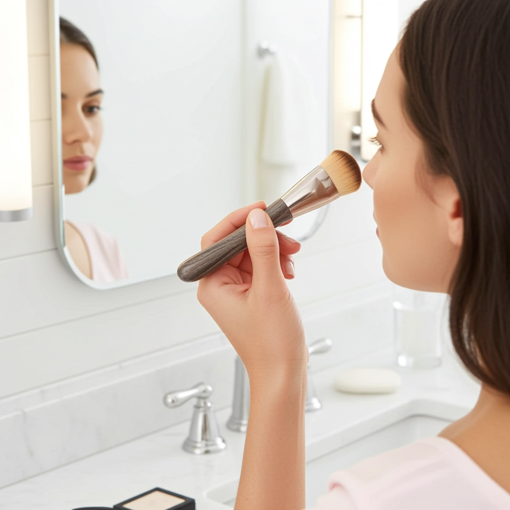 Lymphatic Contour Face Brush Dry Brushing Face Brush Lymphatic Drainage Massager for Face Chin Jawline Sculpting the Skin