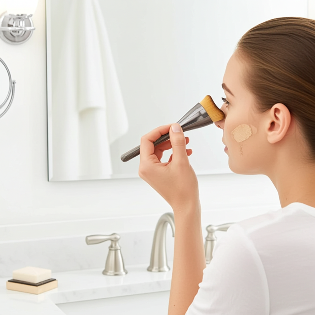 Lymphatic Contour Face Brush Dry Brushing Face Brush Lymphatic Drainage Massager for Face Chin Jawline Sculpting the Skin