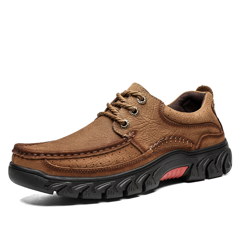 First Layer Cowhide Outdoor Casual Shoes For Men