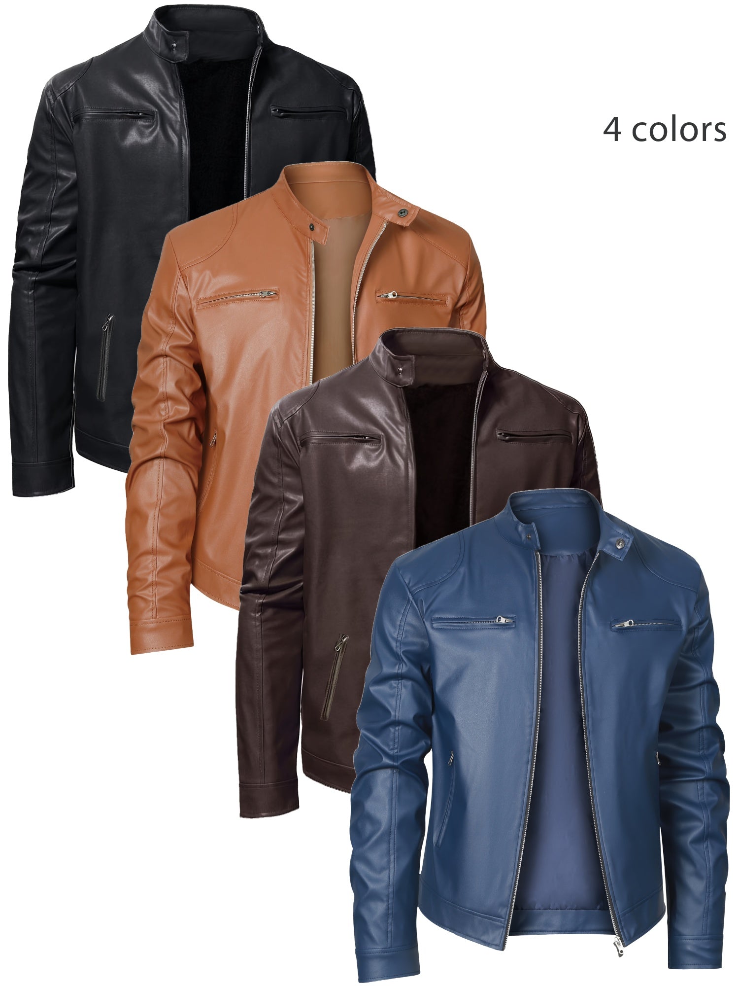 [Windproof Stand Collar Jacket] Stylish Windproof Stand Collar 2023 New Jacket for Men - Suitable for Spring And Autumn Outdoor Casual Motorcycle Wear