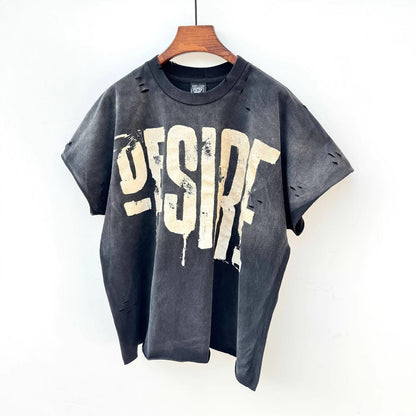 Punk Art Pattern Crewneck Short-sleeve Pullover