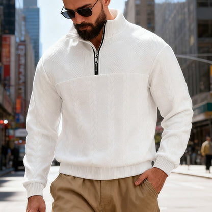 Casual Loose Zip-up Hooded Long Sleeve Stand Collar Sweatshirt Jacket