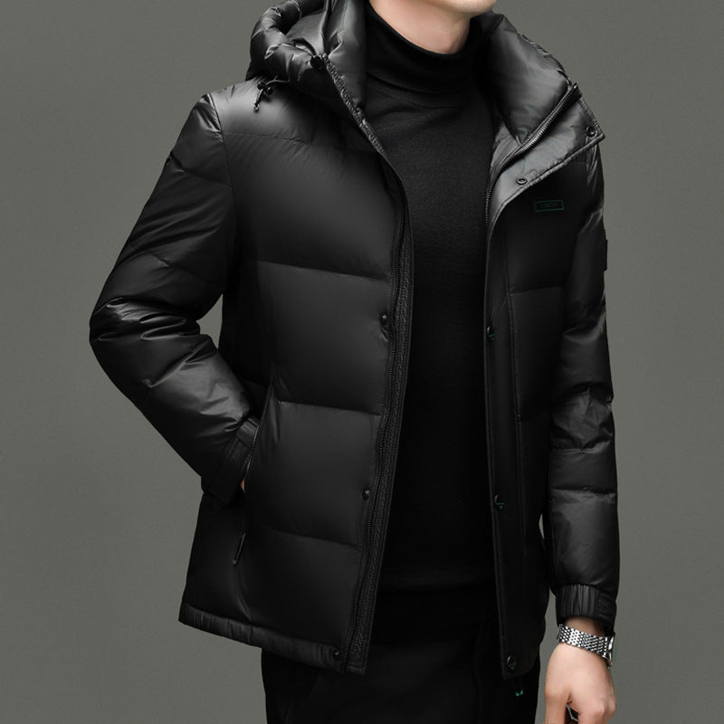 New Style Casual Windproof And Cold-resistant Jacket With Detachable Hood