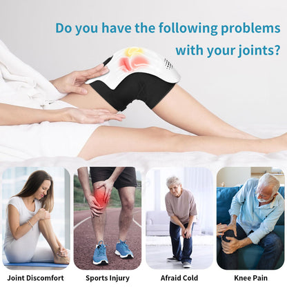 Intelligent Home Use Electric Intelligent Kneading Heating Knee Massager Rechargeable Pain Relief Infrared Laser Vibration Knee Massager