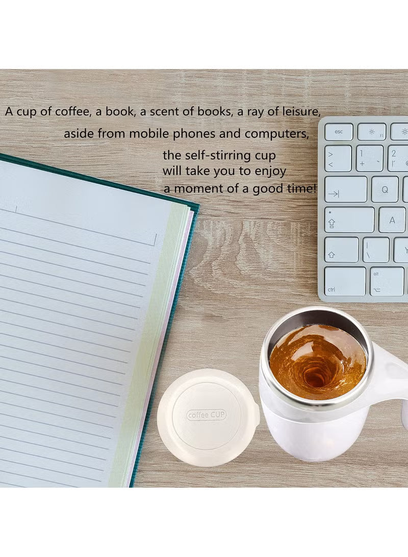 380mL Self Stirring Mug with Lid