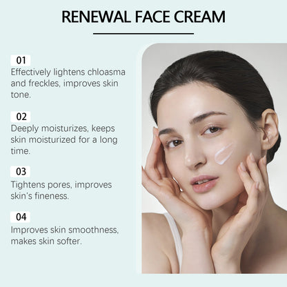 EEL - HOE Revitalising And Nourishing Cream Tightens And Delicate Facial Skin, Moisturises And Brightens And Smooth Skin - Glemish Aura