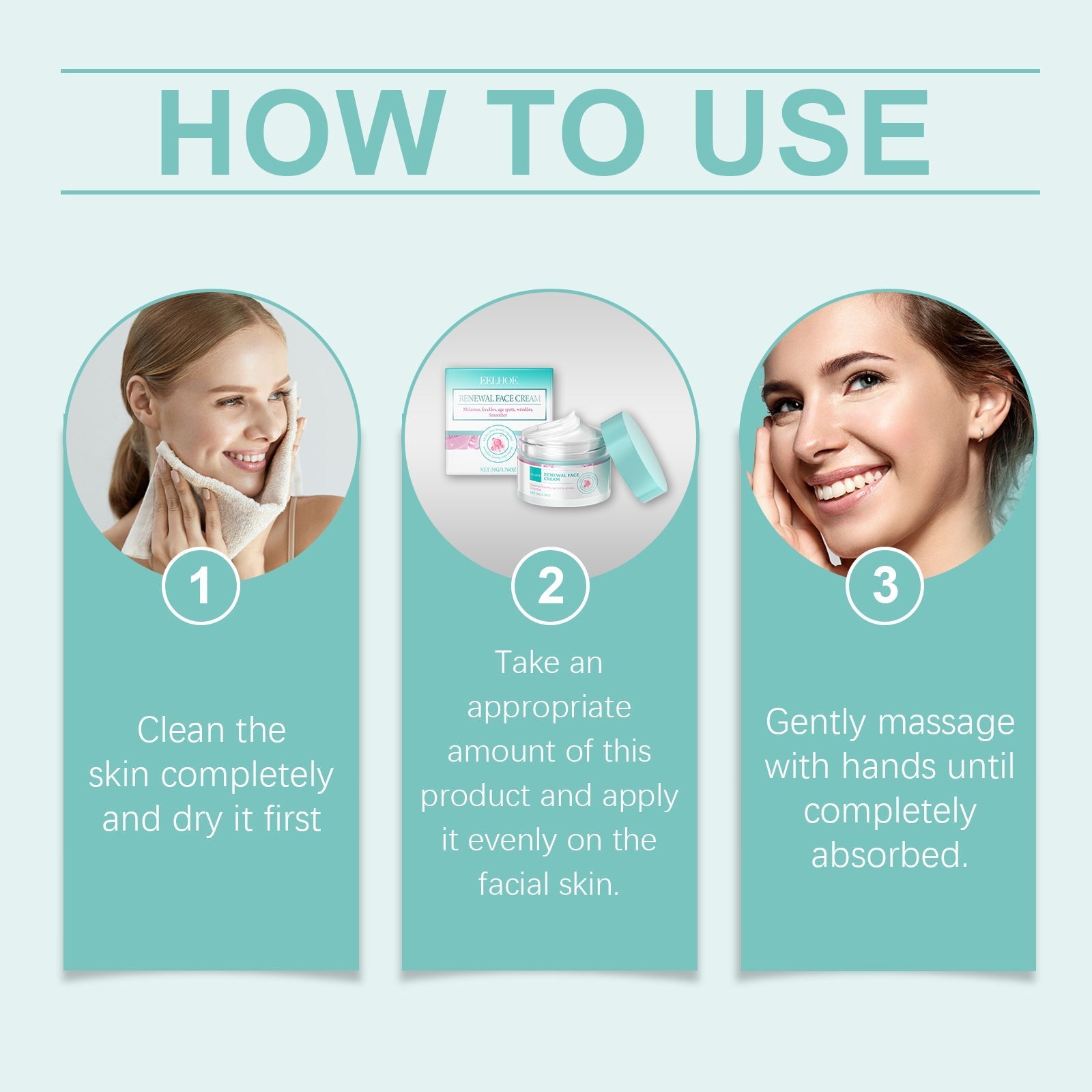EEL - HOE Revitalising And Nourishing Cream Tightens And Delicate Facial Skin, Moisturises And Brightens And Smooth Skin - Glemish Aura