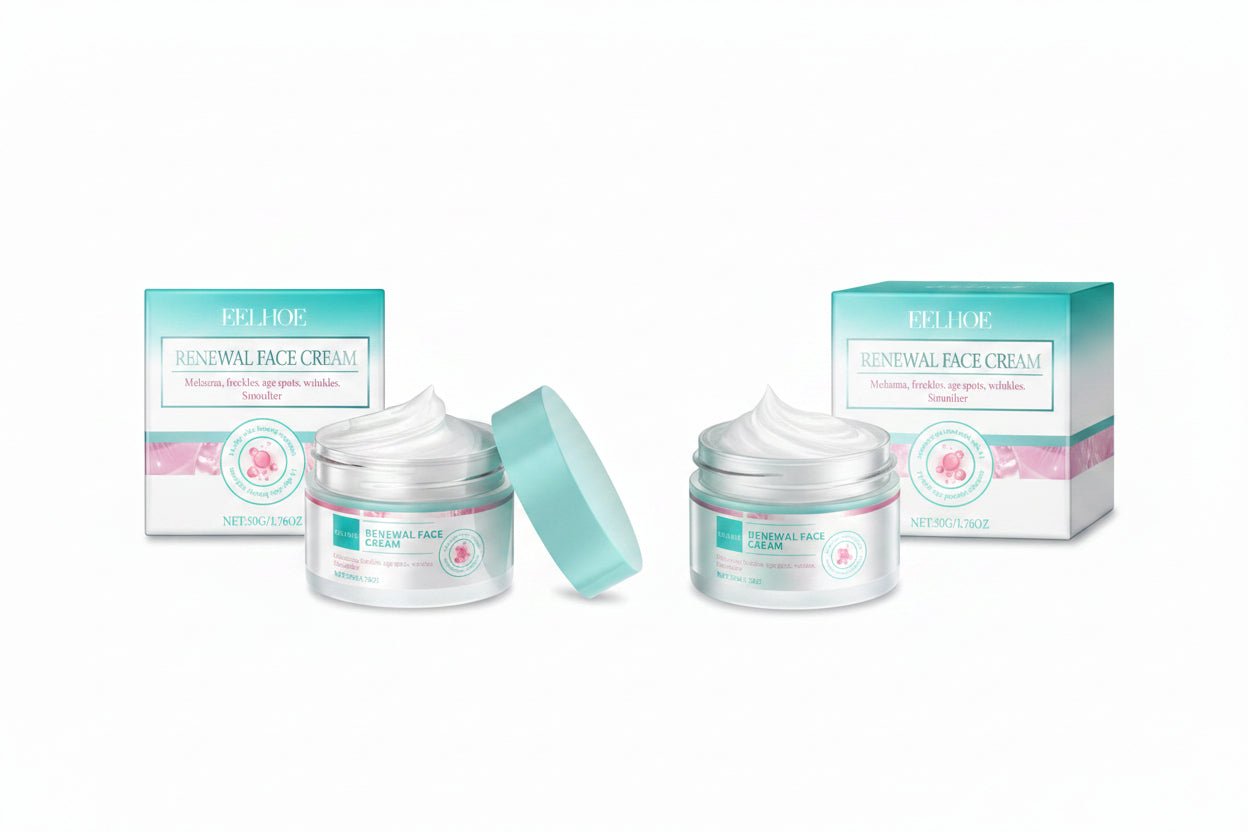 EEL - HOE Revitalising And Nourishing Cream Tightens And Delicate Facial Skin, Moisturises And Brightens And Smooth Skin - Glemish Aura