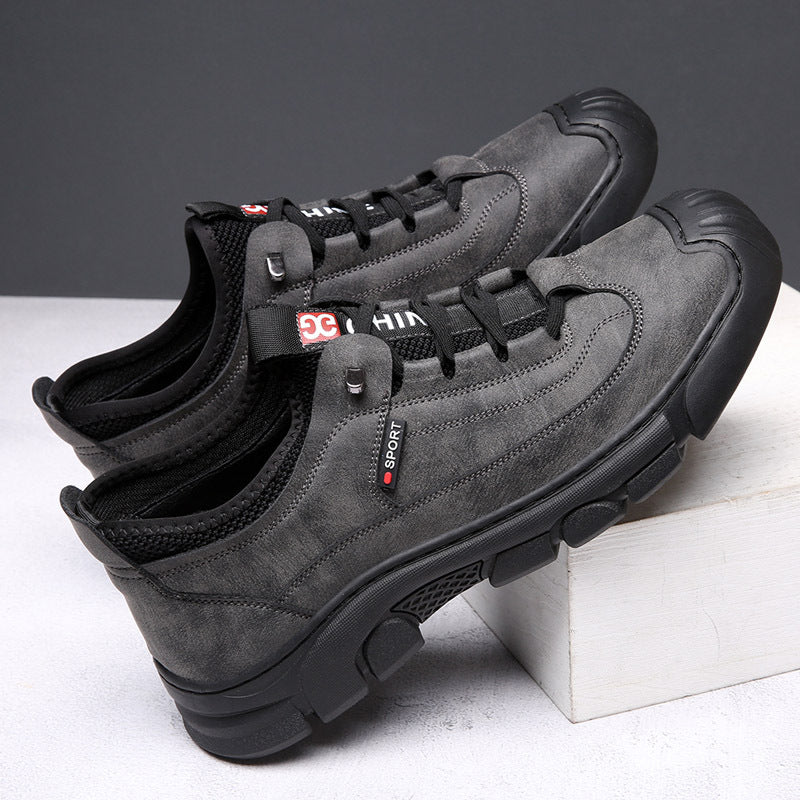 Sports Casual Leather Shoes Men's Hiking