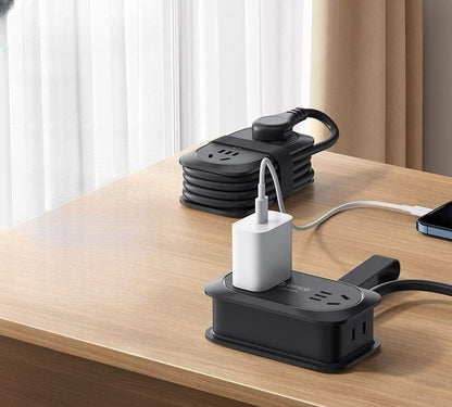 Portable Pocket Power Strip Multi-plug Converter