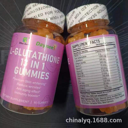 Hip butt soft candy gummies Skin Whitening collagen Curve Maca gummy - Glemish Aura
