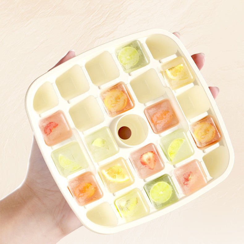Ice Cube Mold Press With Lid Household - Glemish Aura